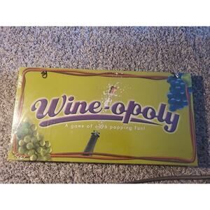 Wine-Opoly Monopoly Board Game Brand New Factory Sealed!!